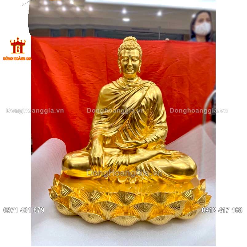 Đồng Hoàng Gia nhận chế tác tượng Phật Thích Ca Mâu No mạ vàng theo yêu cầu